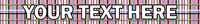 Personalized Tartan Plaid Pink Dog Collar