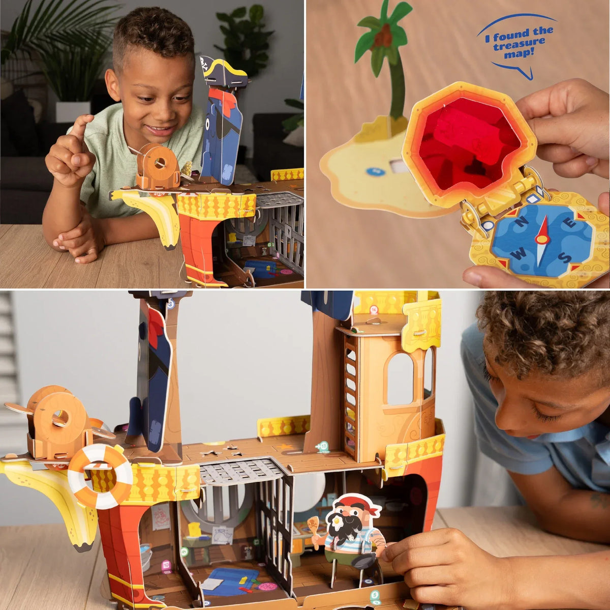 Banana-Rama Pirate Ship: Plucky Pirates Buildable Playset - BIG FRENCHIES