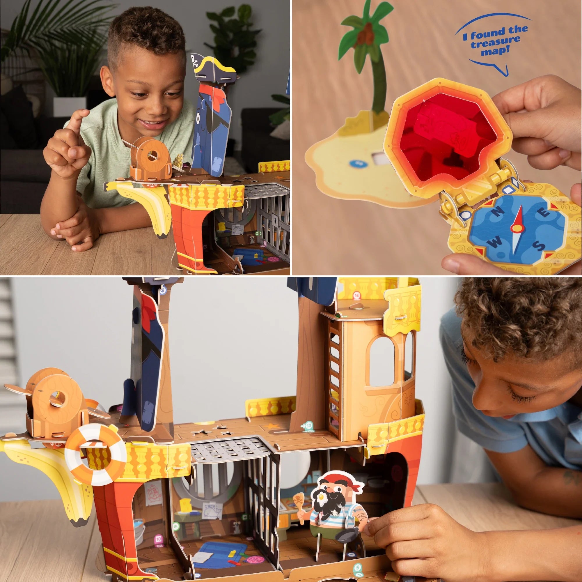 Banana-Rama Pirate Ship: Plucky Pirates Buildable Playset