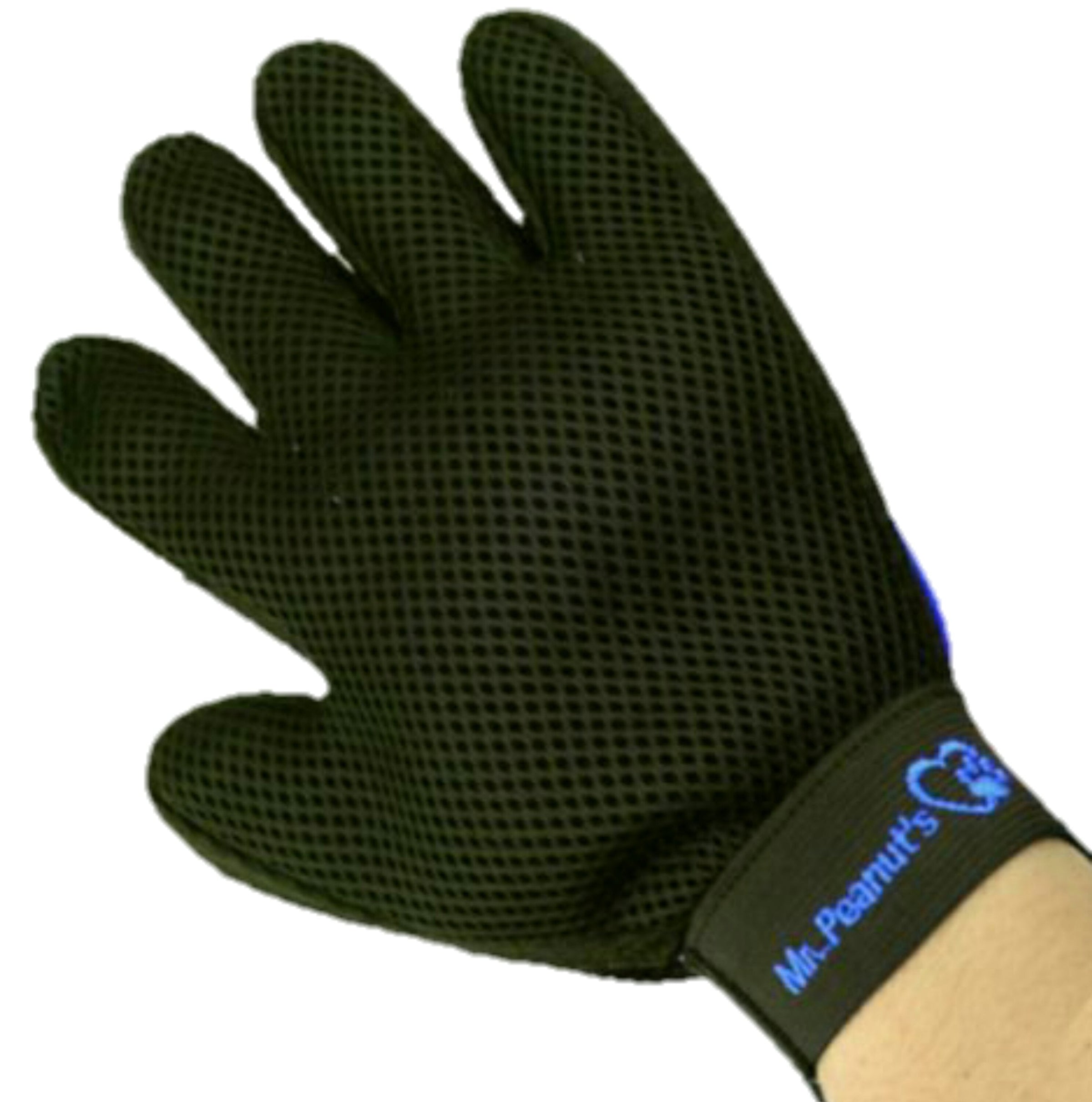 Mr. Peanut's 2 Pak HanD 259 Silicone Pins Pet Grooming Gloves - BIG FRENCHIES