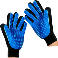 Mr. Peanut's 2 Pak HanD 259 Silicone Pins Pet Grooming Gloves - BIG FRENCHIES