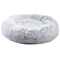 Mr. Peanut's 28" OrthoPlush® Pet Bed - Snowflake White Two Tone - BIG FRENCHIES
