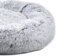 Mr. Peanut's 28" OrthoPlush® Pet Bed - Snowflake White Two Tone - BIG FRENCHIES