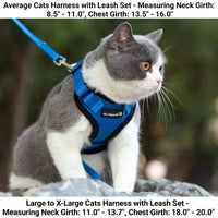 Mr. Peanut's PurrTrek Reflective Cat Harness with Matching Leash - BIG FRENCHIES