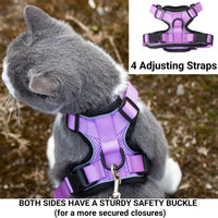 Mr. Peanut's PurrTrek Reflective Cat Harness with Matching Leash - BIG FRENCHIES