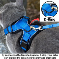 Mr. Peanut's PurrTrek Reflective Cat Harness with Matching Leash - BIG FRENCHIES
