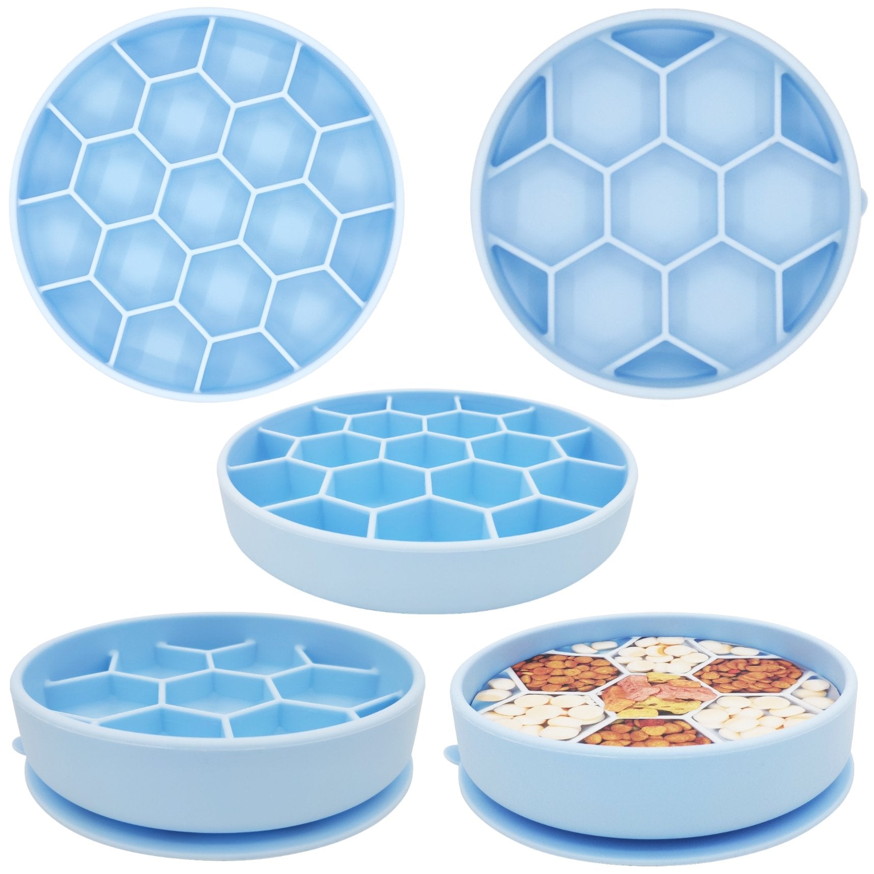 Mr. Peanut's Silicone Slow Feeder Dog Bowl - BIG FRENCHIES