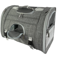 Mr. Peanut's Monterey Series Airline Compliant Horizontal Backpack Pet Carrier - BIG FRENCHIES
