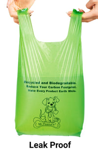 Mr. Peanut's XL Pooper Scooper Sized 13X11" BioDegradable BioPlastic Recycled Plant Based Waste Bags - 160 Count - BIG FRENCHIES