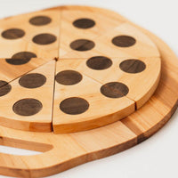 Wooden pizza toy