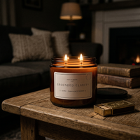 Grounded Clarity - 12oz Palo Santo and Ginger Aromatherapy Candle