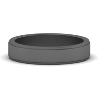 Simple Flat Wedding Band 4MM