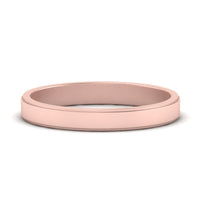 Simple Flat Wedding Band 4MM