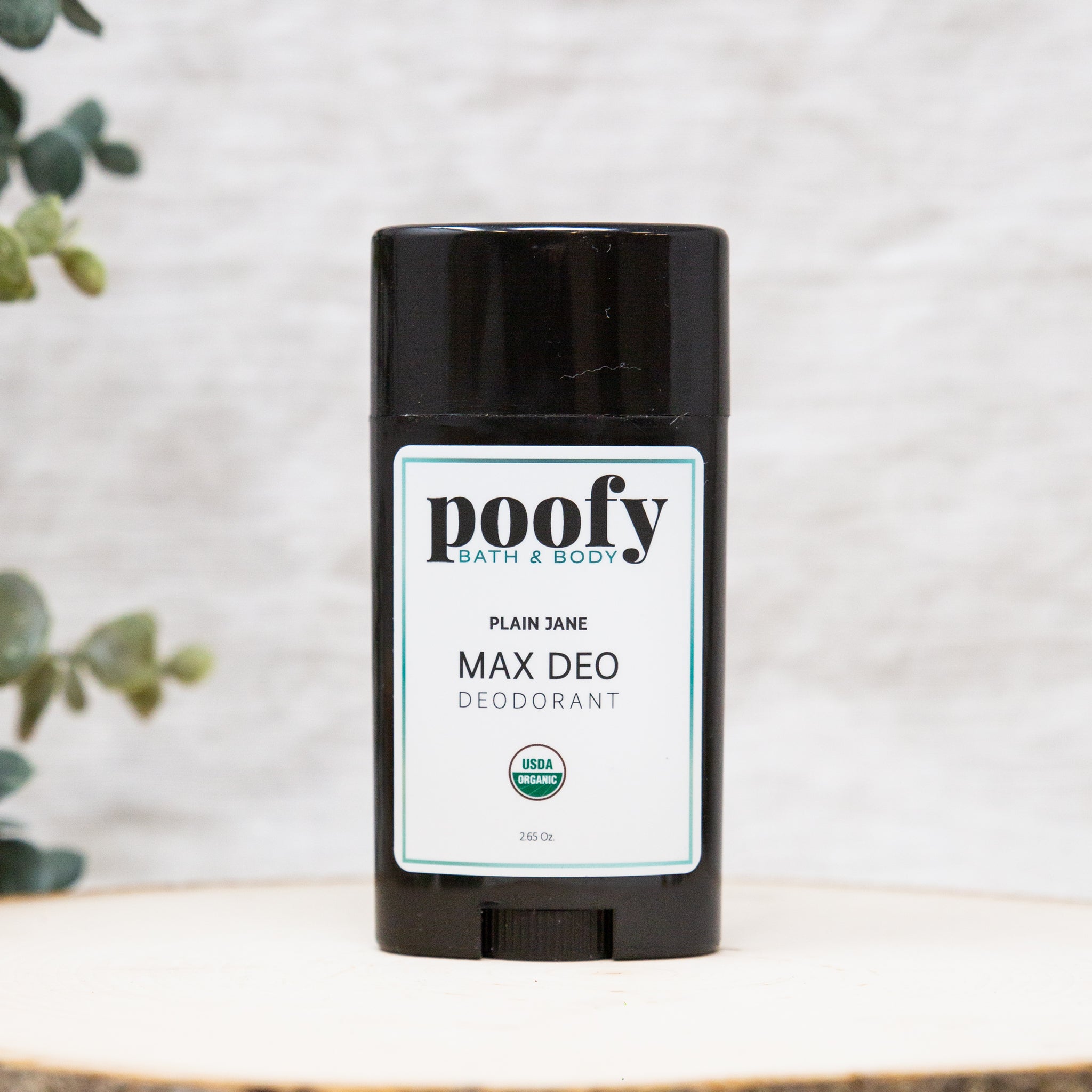 Max Deo Plain Jane Deodorant (Unscented) Organic - BIG FRENCHIES