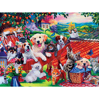 Playful Paws A Lazy Afternoon 300 Piece Puzzle | Masterpieces Puzzles - BIG FRENCHIES