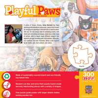 Playful Paws - Camping Buddies 300 Piece EZ Grip Jigsaw Puzzle | Masterpieces Puzzles - BIG FRENCHIES