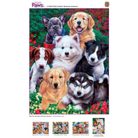 Playful Paws - Fluffy Fuzzballs 300 Piece EZ Grip Puzzle by MasterPieces - BIG FRENCHIES