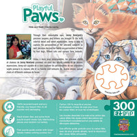 Playful Paws - Hide and Seek 300 Piece EZ Grip Puzzle by MasterPieces - BIG FRENCHIES