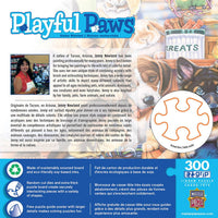 Playful Paws - Home Wanted 300 Piece EZ Grip Puzzle by Masterpieces Puzzles - BIG FRENCHIES