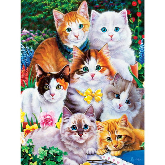 Playful Paws - Puuurfectly Adorable 300 Piece EZ Grip Puzzle by MasterPieces - BIG FRENCHIES