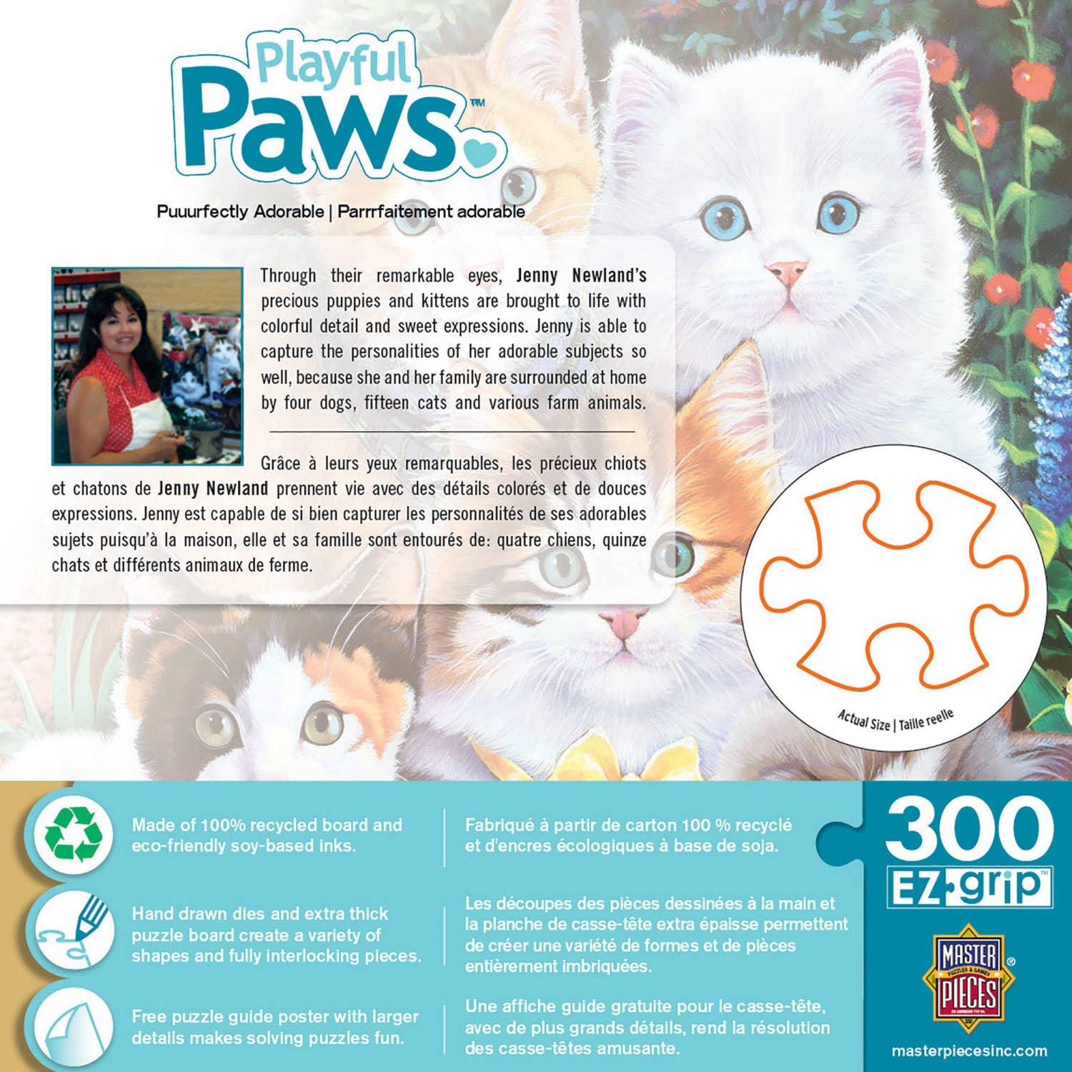 Playful Paws - Puuurfectly Adorable 300 Piece EZ Grip Puzzle by MasterPieces - BIG FRENCHIES