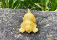 Playing Puppy Beeswax Candle