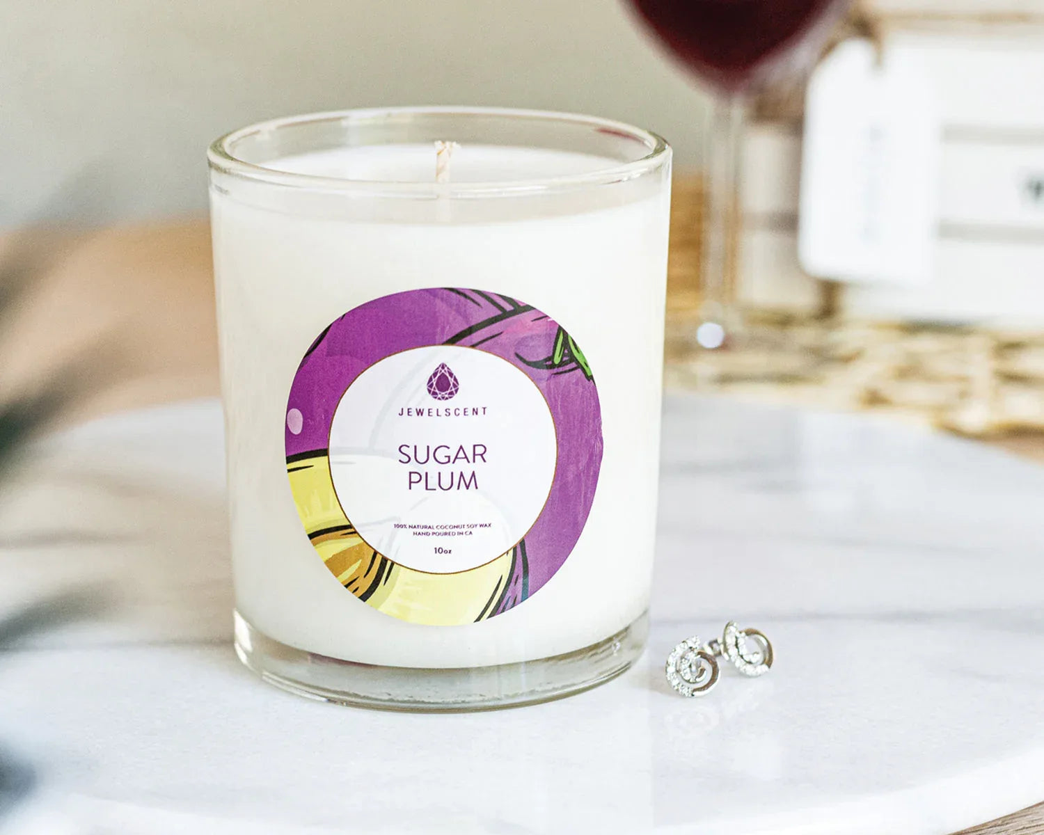 Sugar Plum 10oz Signature Jewelry Candle - BIG FRENCHIES