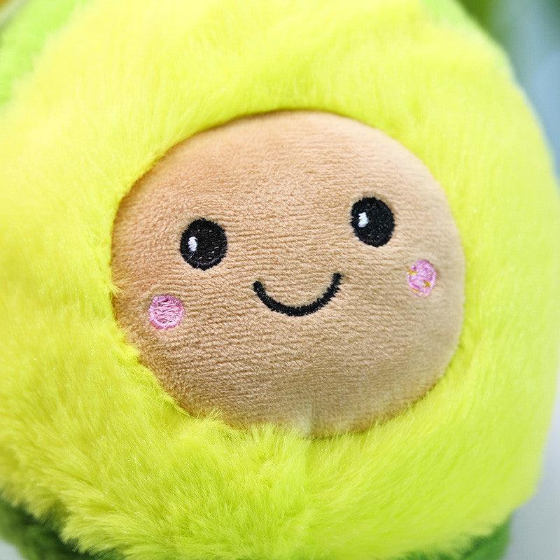 Plush Avocado Slippers Fruit Toys Cute Warm Winter Shoes Women Indoor Household Slippers With Fuzzy Plush Faux Fur Comfy Memory Foam Slip On House Shoes - BIG FRENCHIES