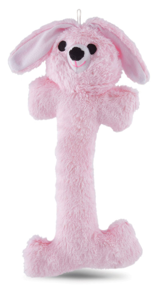 Jeffers Plush Bunny Bone Dog Toys with Squeakers, 14"H