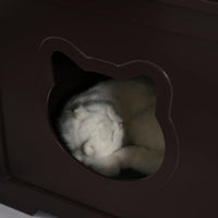 Cat Litter Box Nightstand End Table Enclosure - BIG FRENCHIES