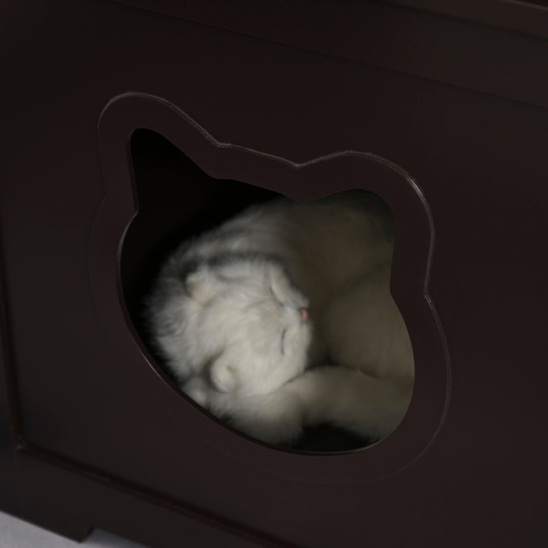 Cat Litter Box Nightstand End Table Enclosure - BIG FRENCHIES