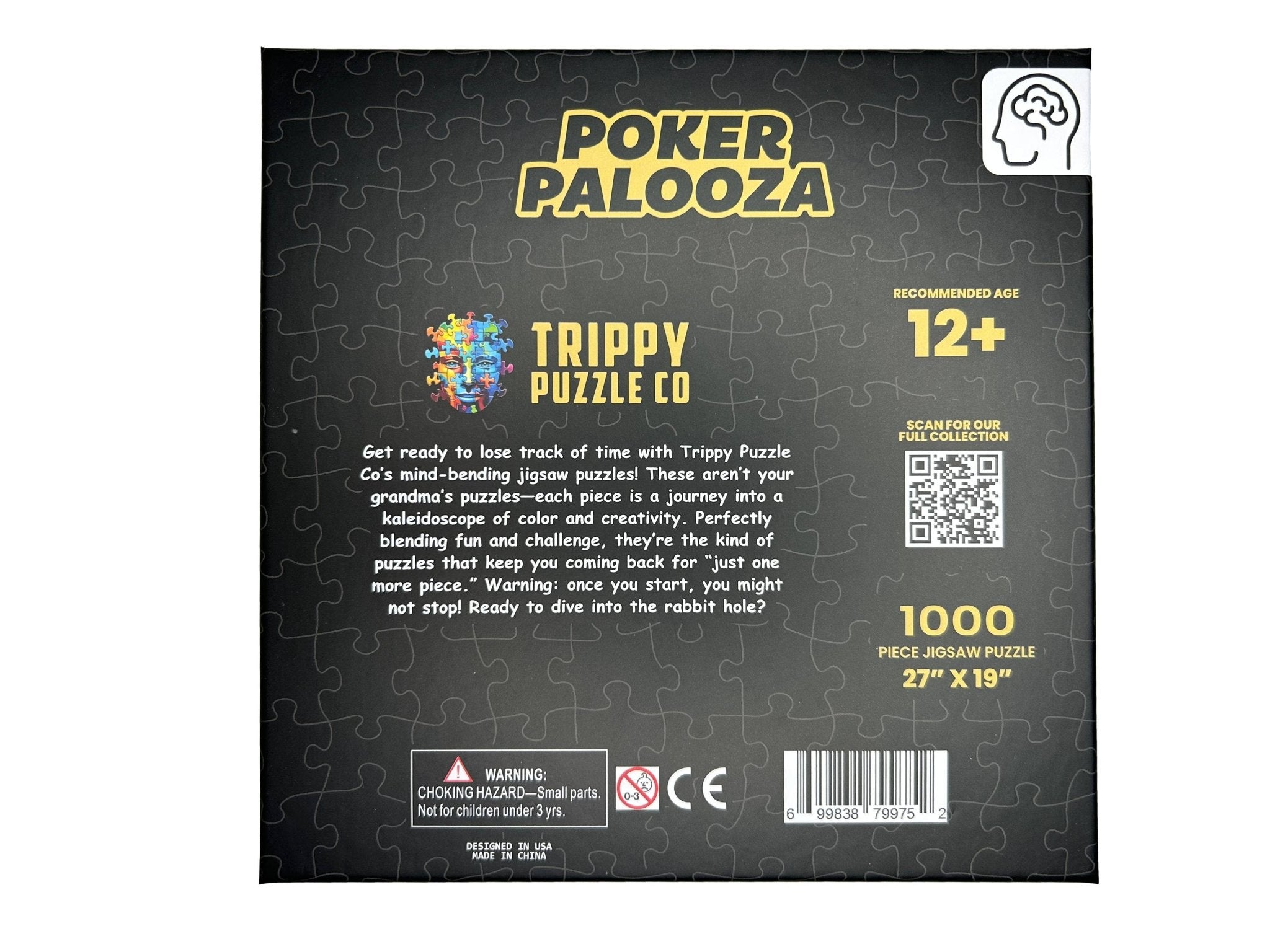 Poker Palooza Adult 1000 Piece Jigsaw Puzzle | Trippy Puzzle Co