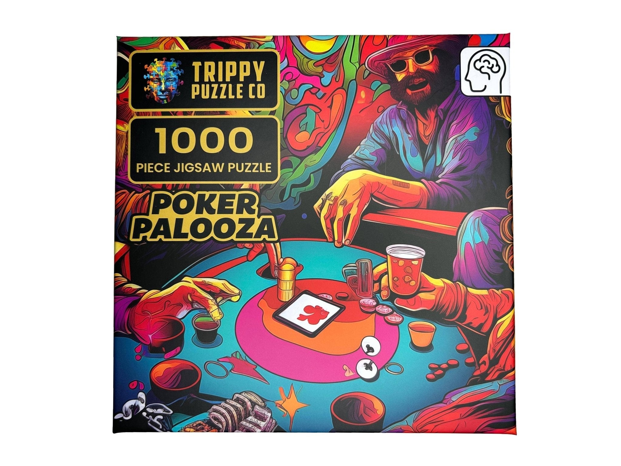 Poker Palooza Adult 1000 Piece Jigsaw Puzzle | Trippy Puzzle Co