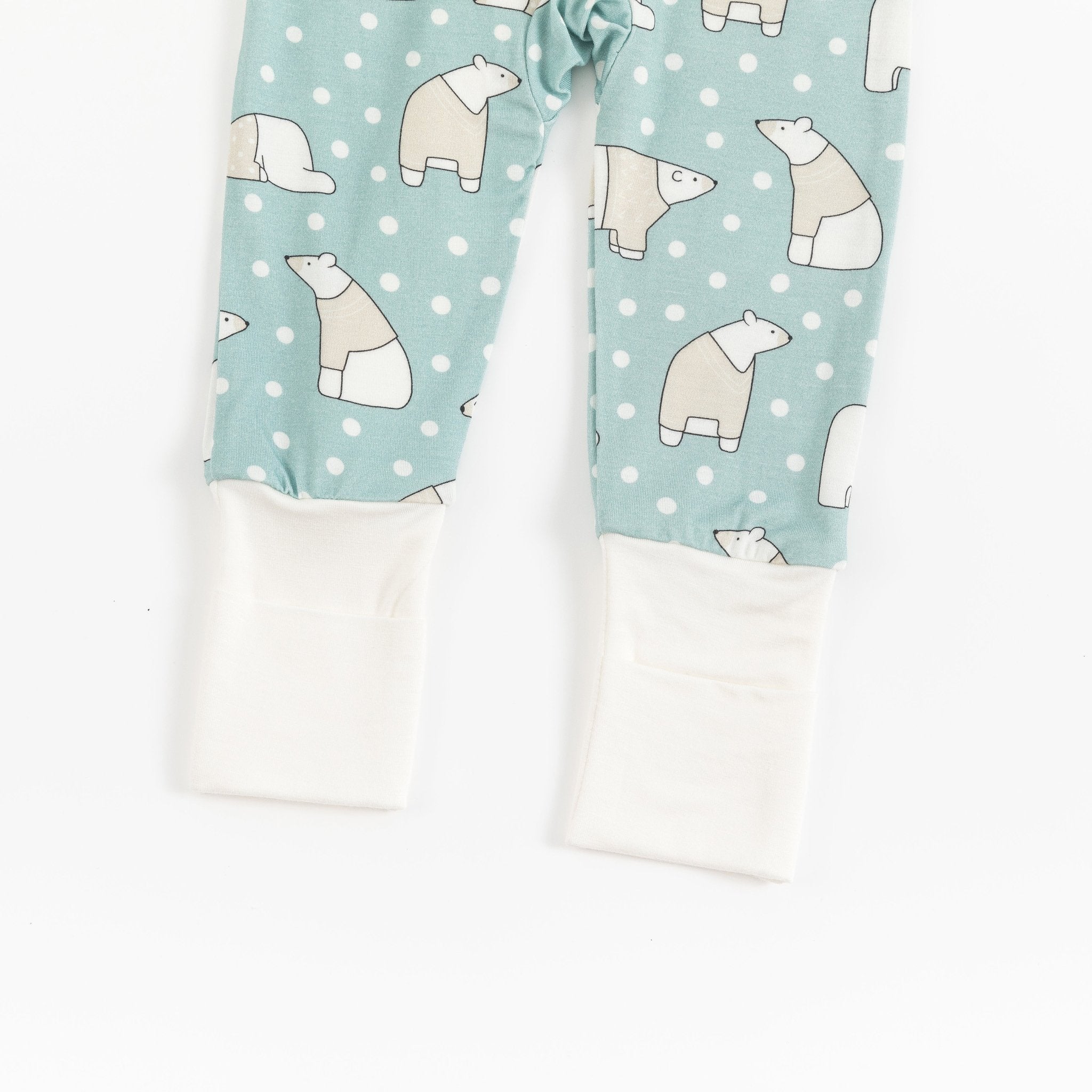 Polar Bears (Convertible Zip Footies) - BIG FRENCHIES