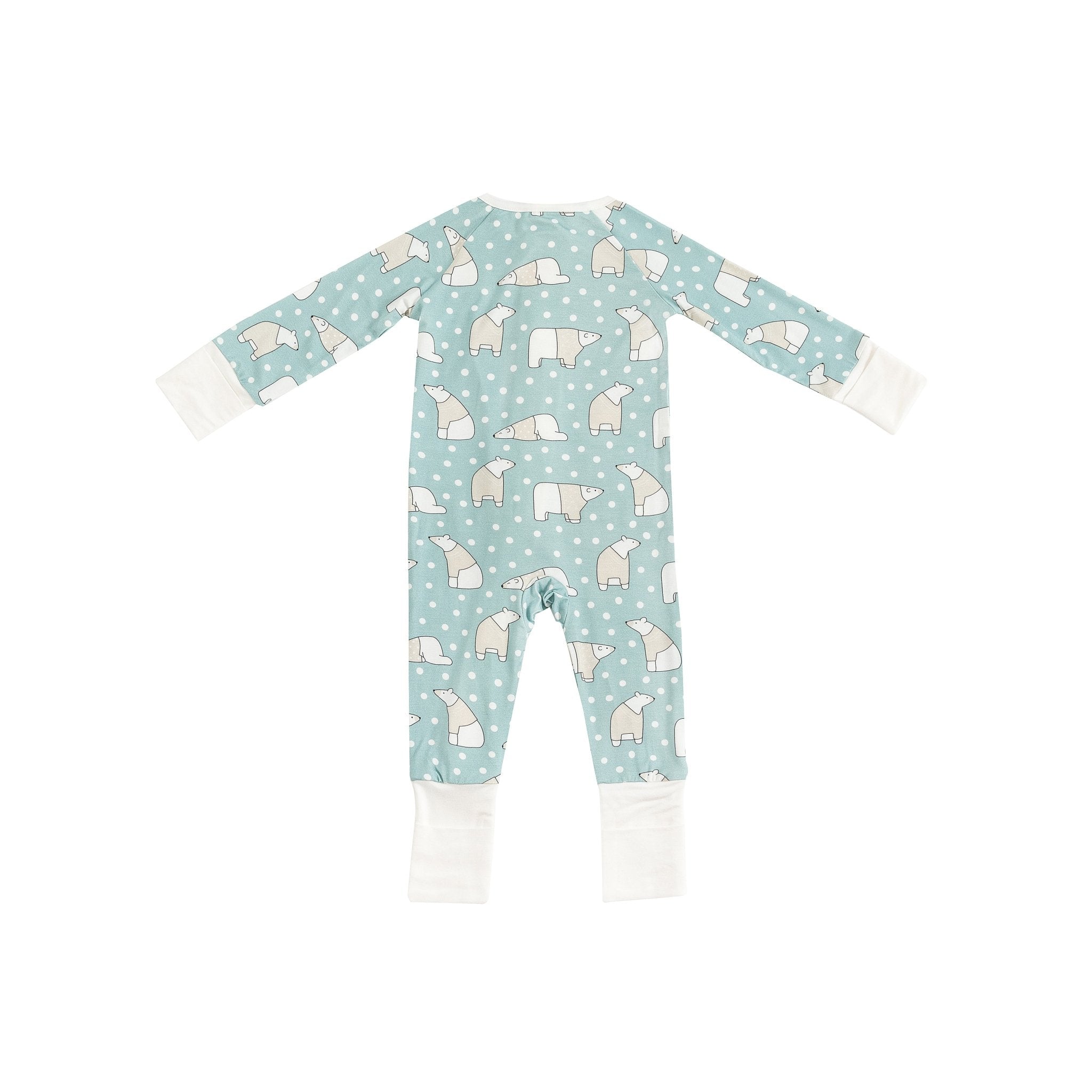 Polar Bears (Convertible Zip Footies) - BIG FRENCHIES