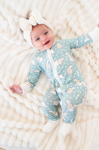 Polar Bears (Convertible Zip Footies) - BIG FRENCHIES