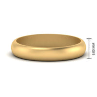 Low Dome 6mm Men Wedding Band