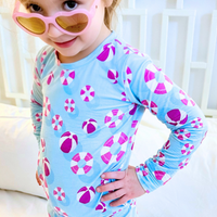 Hamptons Pool Party Pink Two-Piece Set