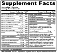 PoornaVita Complete Multivitamin for Men | Prostate & Immune Support | 60 Capsules