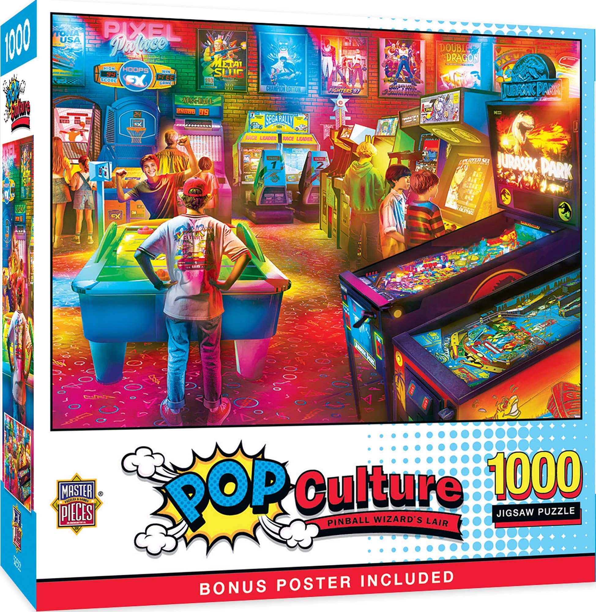 Pop Culture - Pinball Wizards Lair 1000 Piece Jigsaw Puzzle | Masterpieces Puzzles - BIG FRENCHIES