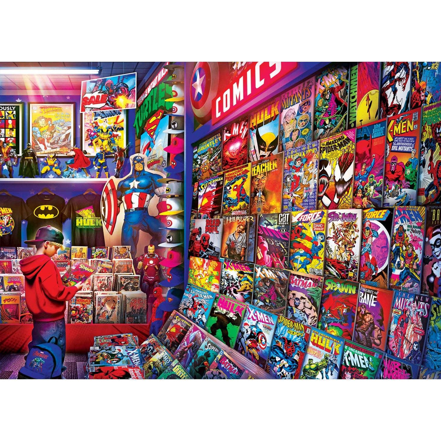 Pop Culture - Retro Comic Bliss 1000 Piece Jigsaw Puzzle by Masterpieces Puzzles - BIG FRENCHIES