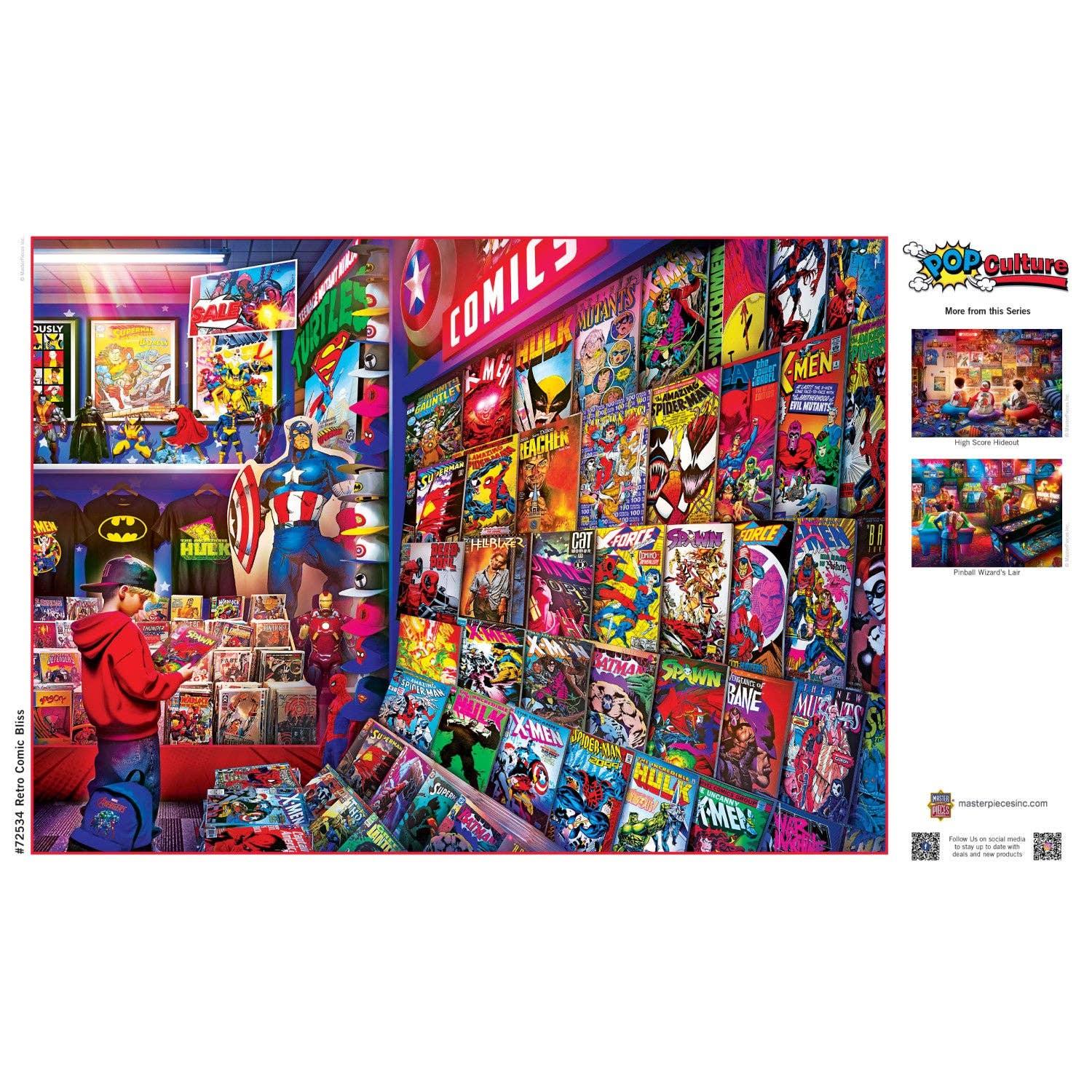 Pop Culture - Retro Comic Bliss 1000 Piece Jigsaw Puzzle by Masterpieces Puzzles - BIG FRENCHIES