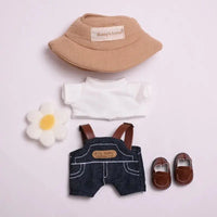 POP MART Labubu Spring Wilderness Overalls Set for 17cm Vinyl Plush Doll Pendant【Apparel Only】