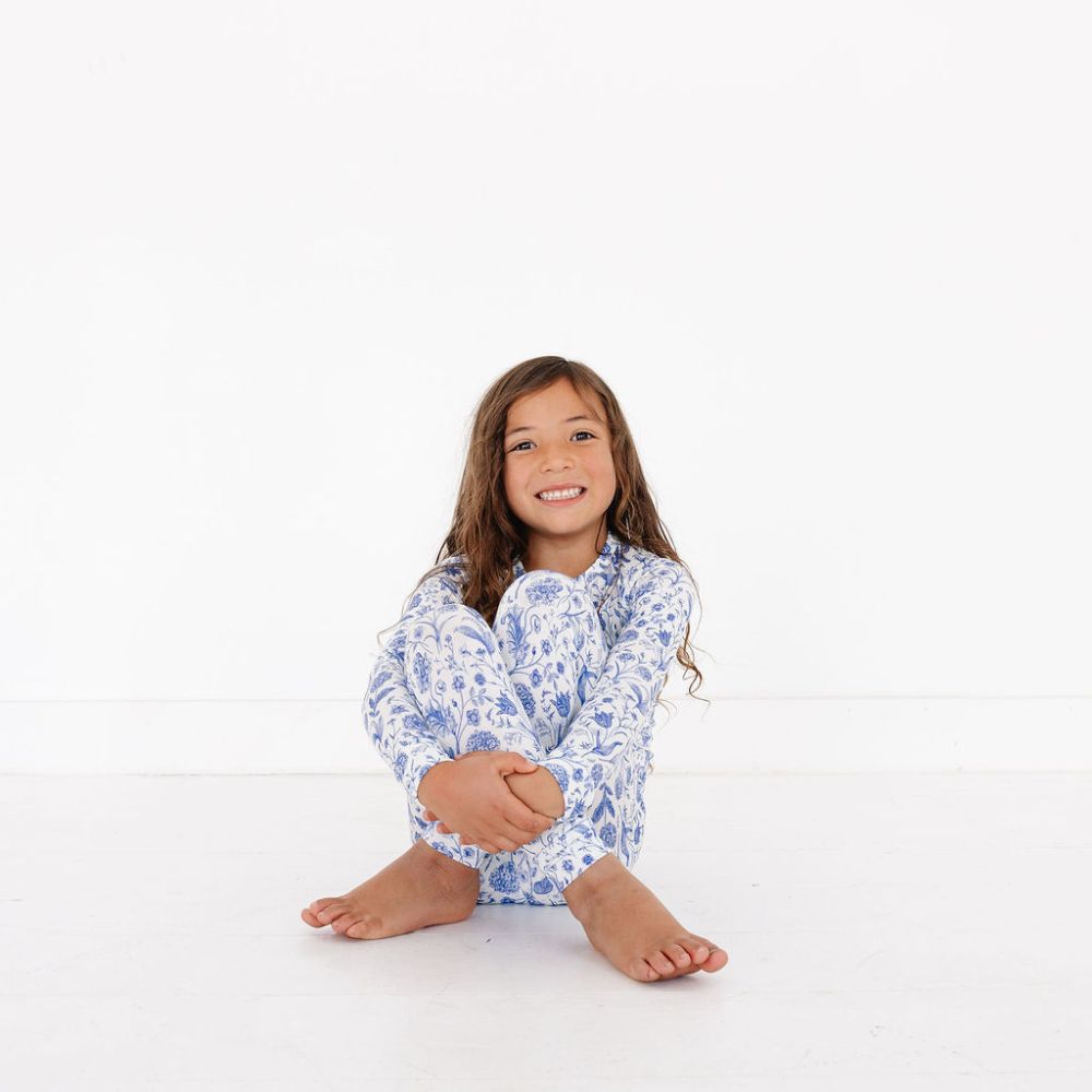 Porcelain Vine Bamboo Toddler Pajama Set - BIG FRENCHIES