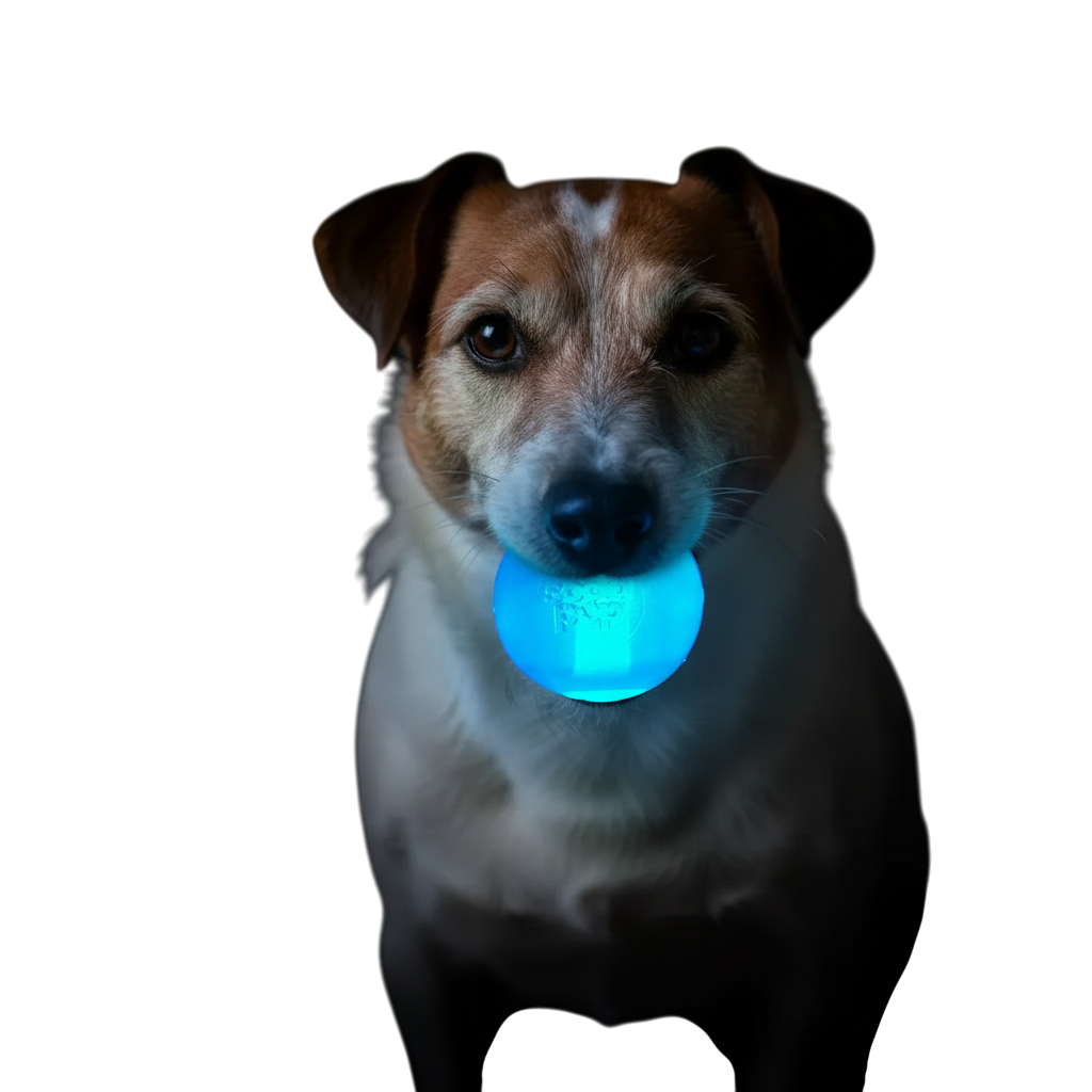 Strobe Ball Light-Up Dog Toy - Durable Floating Chew Ball | Made in USA - BIG FRENCHIES