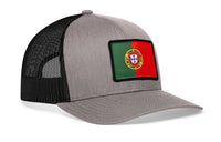 Portugal Flag Trucker Hat  |  Portuguese Snapback