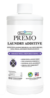 Bed Bug & Mite Laundry Additive 32 oz | Non-Toxic Treatment | Premo Guard