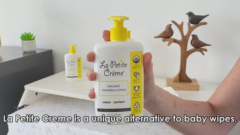 Organic Diaper Lotion by La Petite Crème (Travel Size - 2 oz)