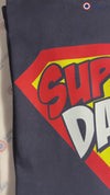 Super Dad and Super Baby Dad and Child Matching Organic Cotton Outfit