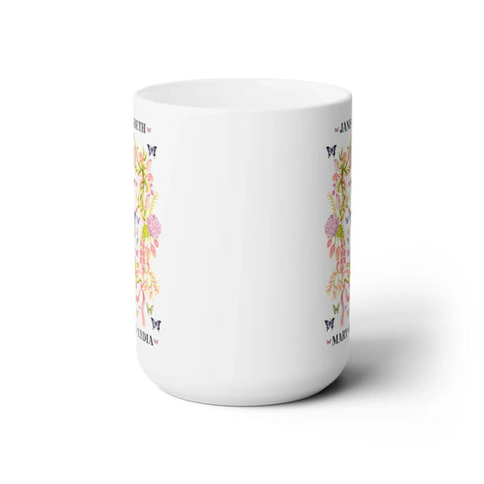 Pride and Prejudice Bennet Sisters Coffee Mug with Butterflies - BIG FRENCHIES